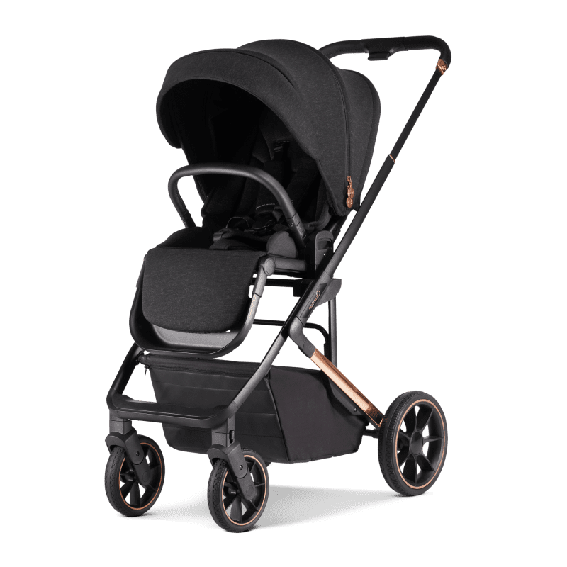 Black and gold stroller on sale