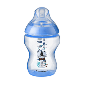Tommee Tippee Super Soft Teat Tinted Bottle 9oz (Blue Cat)