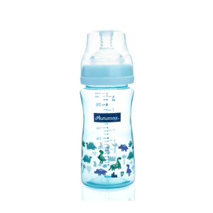 Autumnz PP Wide Neck Feeding Bottle 8oz (Blue Dinasour)