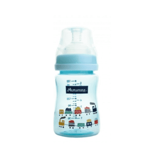 Autumnz PP Wide Neck Feeding Bottle 6oz (Blue Train)