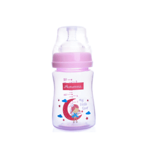 Autumnz PP Wide Neck Feeding Bottle 6oz (Pink Star)